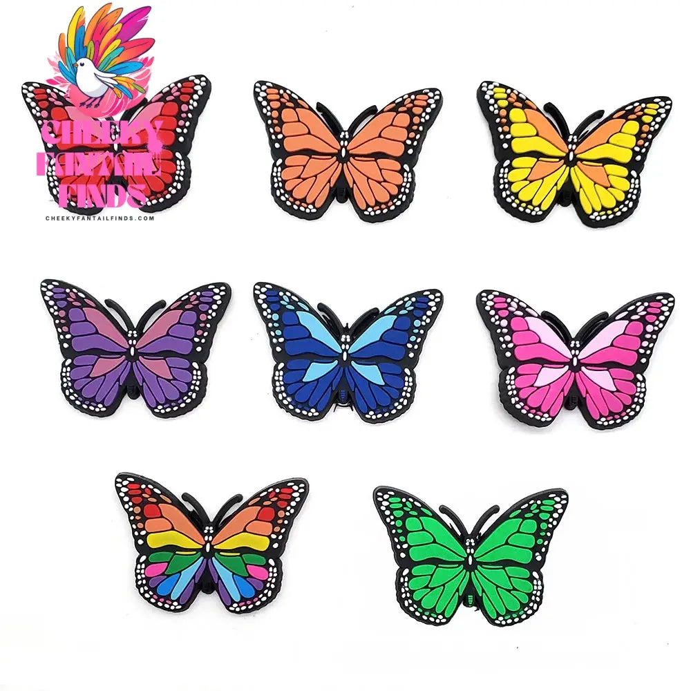 Hot 25 Set Cute Cartoon Shoe Charms for Clogs Sandals Decoration Slippers Accessories for Children Girls Party Gifts Cheeky Fantail Finds