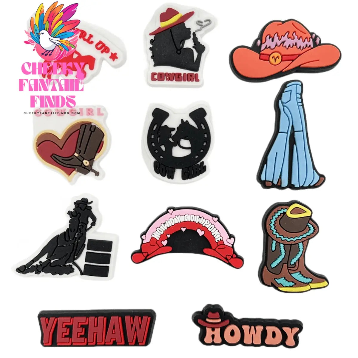 Hot 25 Set Cute Cartoon Shoe Charms for Clogs Sandals Decoration Slippers Accessories for Children Girls Party Gifts Cheeky Fantail Finds