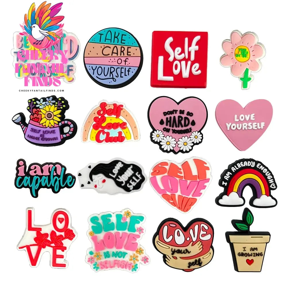 Hot 25 Set Cute Cartoon Shoe Charms for Clogs Sandals Decoration Slippers Accessories for Children Girls Party Gifts Cheeky Fantail Finds