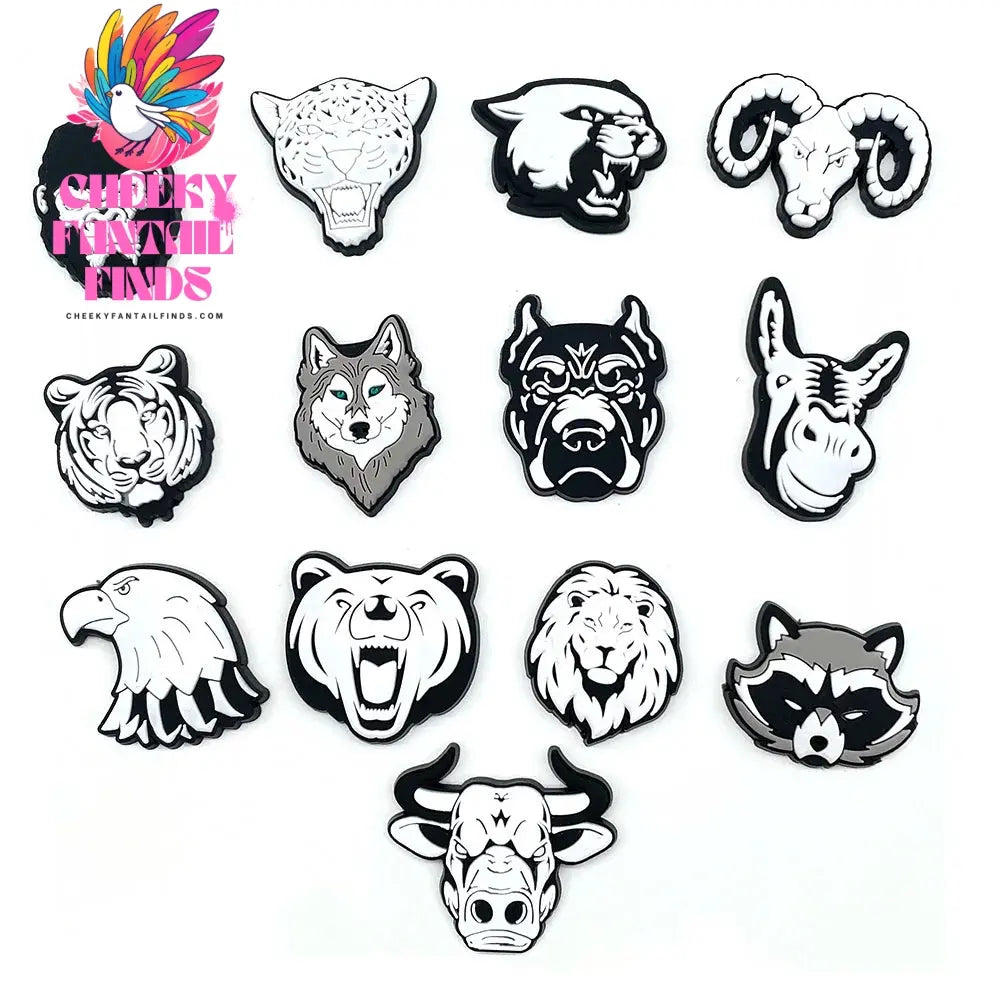 Hot 25 Set Cute Cartoon Shoe Charms for Clogs Sandals Decoration Slippers Accessories for Children Girls Party Gifts Cheeky Fantail Finds