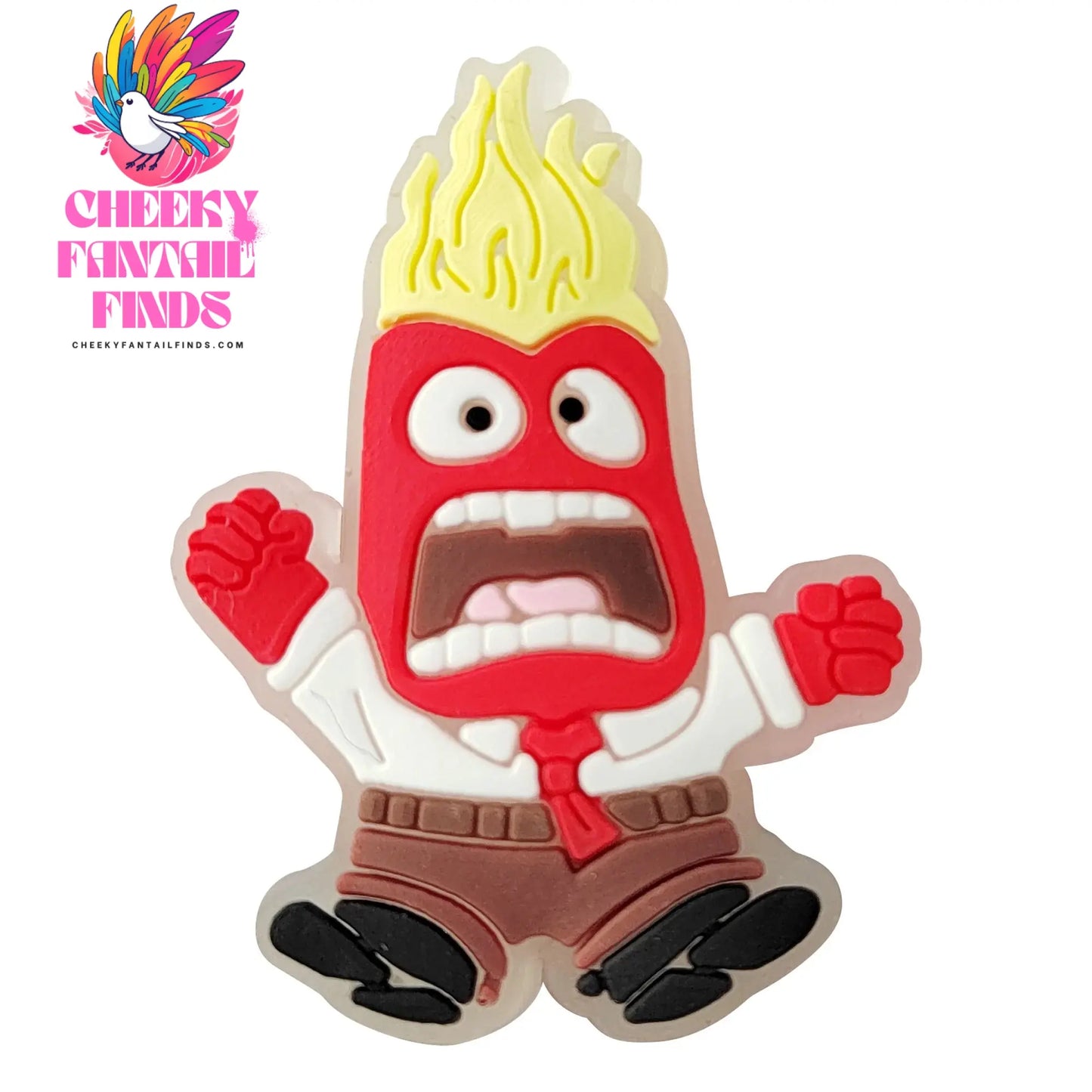 Hot 9pcs Luminous Inside Out Series Shoe Charms For Bubble Slides Sandals, Halloween And Christmas Santa Claus Charms Cheeky Fantail Finds