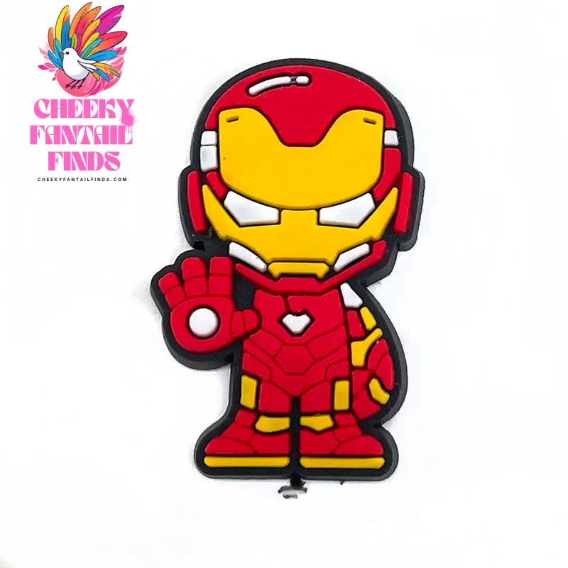 Hot Disney 1PCS Funny Cartoon Marvel Characters DlY Shoe Charms PVC Cool Hero Accessories Decorate Kid Boy Girl X-mas Party Gift Cheeky Fantail Finds