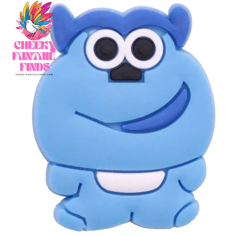 Hot Sale 1-16pcs Cartoon Monsters Inc. University James P Shoe Charms PVC Garden Shoes Buckles Decoration Fit Kids Gift Cheeky Fantail Finds