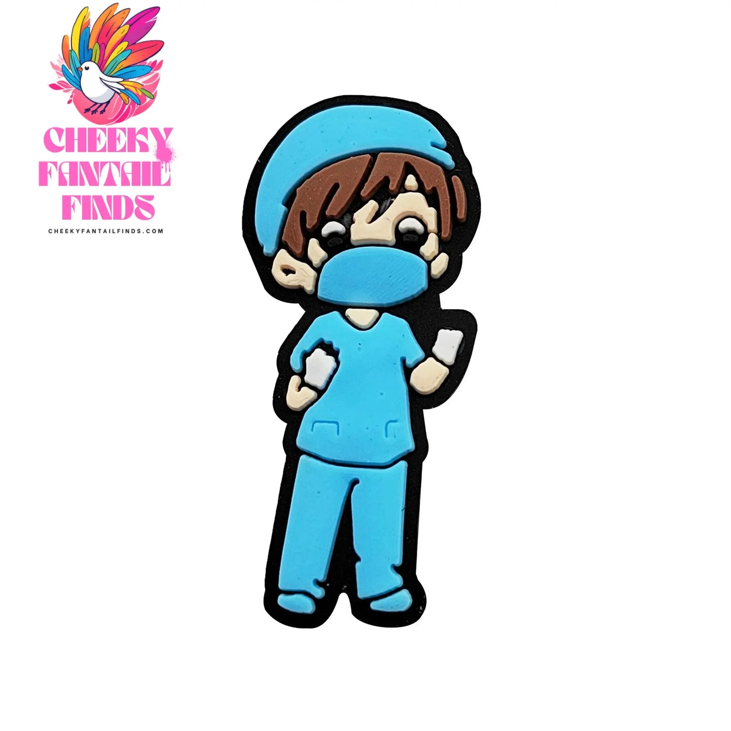 Hot Sale 1Pcs New Arrival medical doctor Shoe Charms Charms Accessories Pin Decorations Kid's Women Party Favor Gifts - Cheeky Fantail Finds