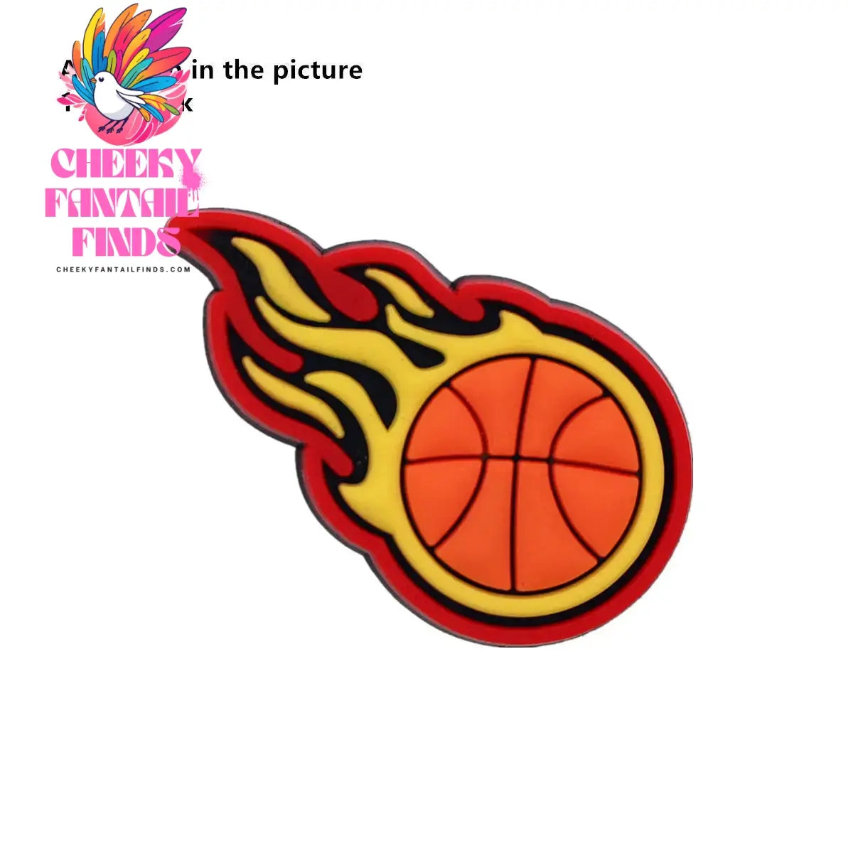 Hot Sale 1pcs Sports Basketball Allstar Shoe ball Charms PVC for James BROOKLYN Slippers Accessories Clogs Decorations Kid's Gifts Cheeky Fantail Finds