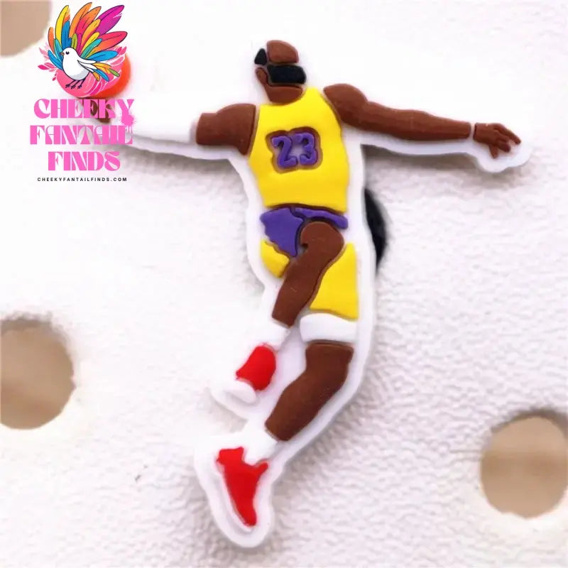 Hot Sale 1pcs Sports Basketball Allstar Shoe ball Charms PVC for James BROOKLYN Slippers Accessories Clogs Decorations Kid's Gifts Cheeky Fantail Finds