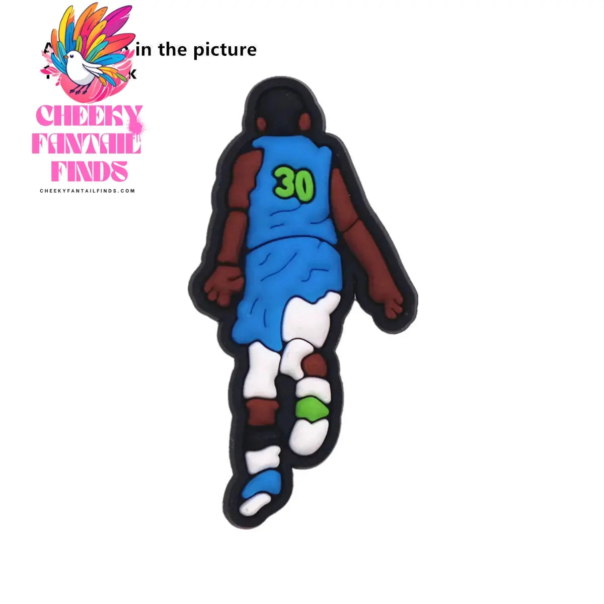 Hot Sale 1pcs Sports Basketball Allstar Shoe ball Charms PVC for James BROOKLYN Slippers Accessories Clogs Decorations Kid's Gifts Cheeky Fantail Finds
