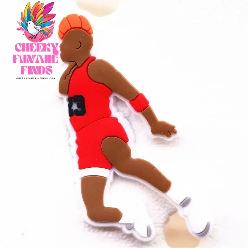 Hot Sale 1pcs Sports Basketball Allstar Shoe ball Charms PVC for James BROOKLYN Slippers Accessories Clogs Decorations Kid's Gifts Cheeky Fantail Finds