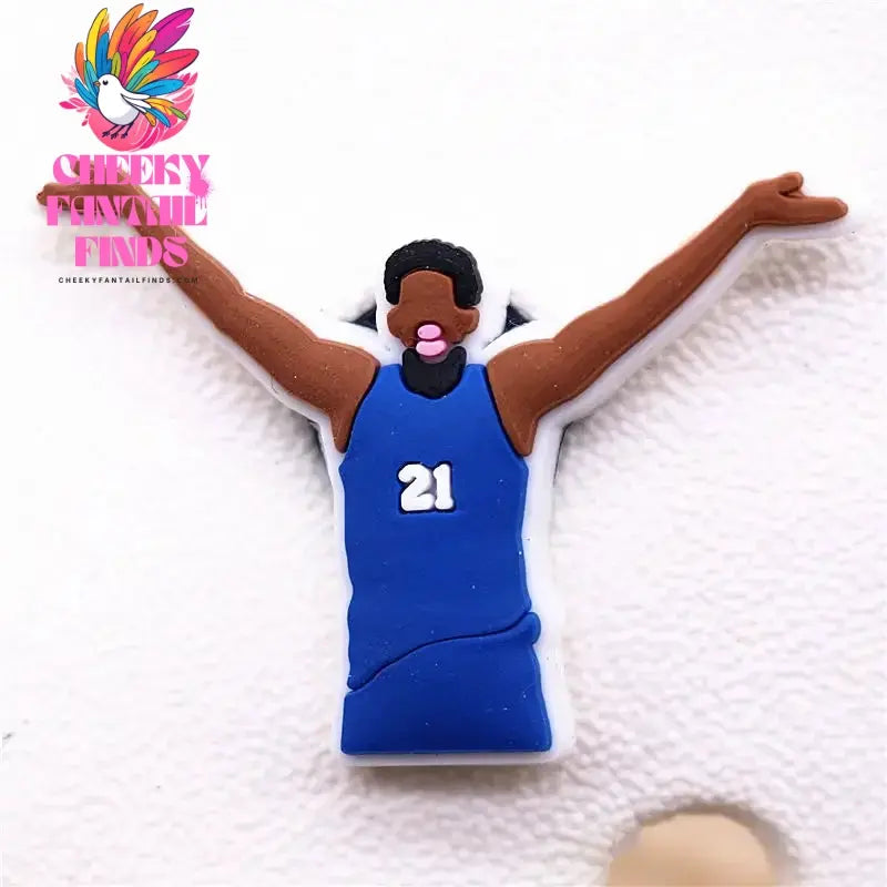 Hot Sale 1pcs Sports Basketball Allstar Shoe ball Charms PVC for James BROOKLYN Slippers Accessories Clogs Decorations Kid's Gifts Cheeky Fantail Finds
