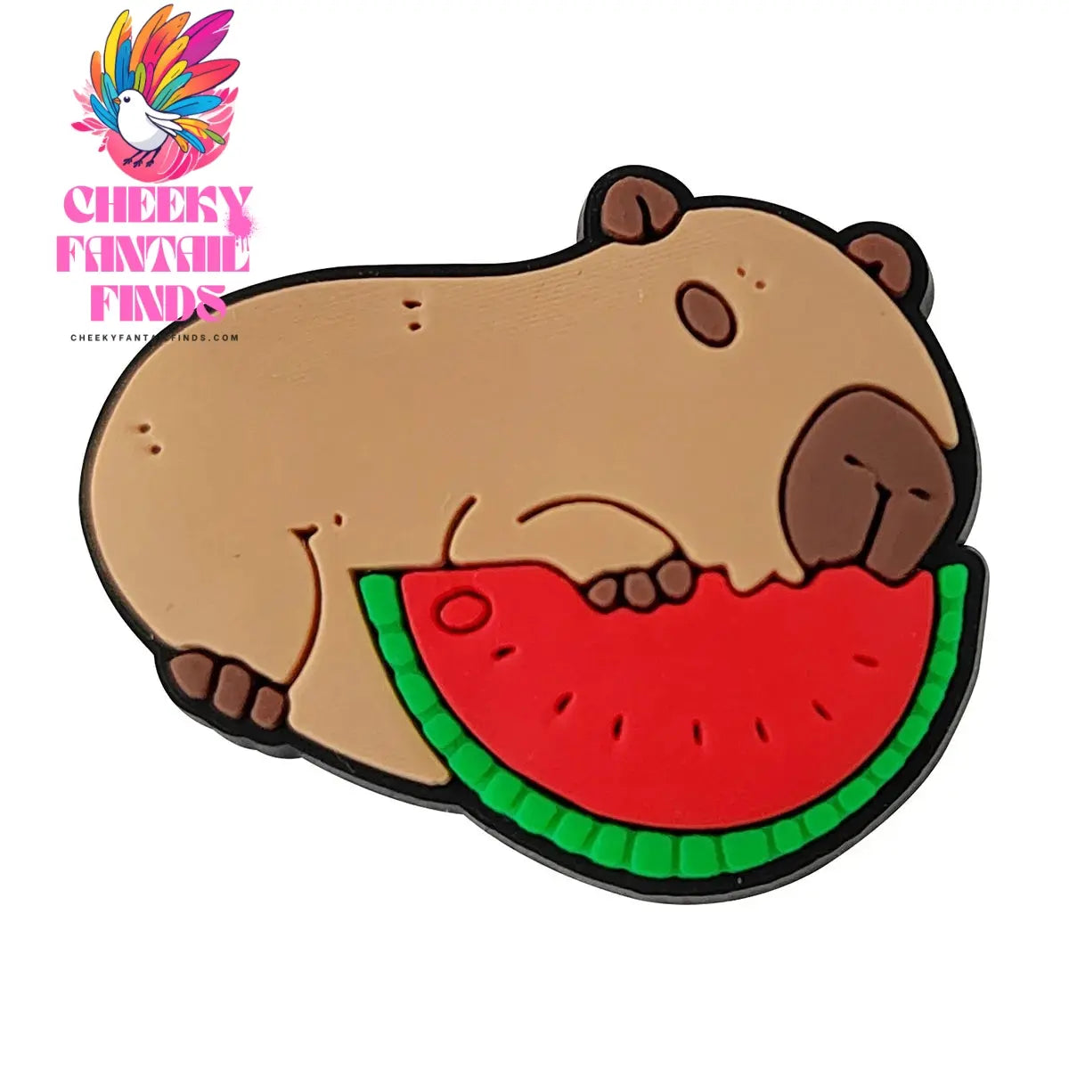 Hot Sale PVC Cute Capybara Shoe Charms for Shoe Accessories Pin DIY Clogs Decorate Kids Adult Party Gifts Cheeky Fantail Finds