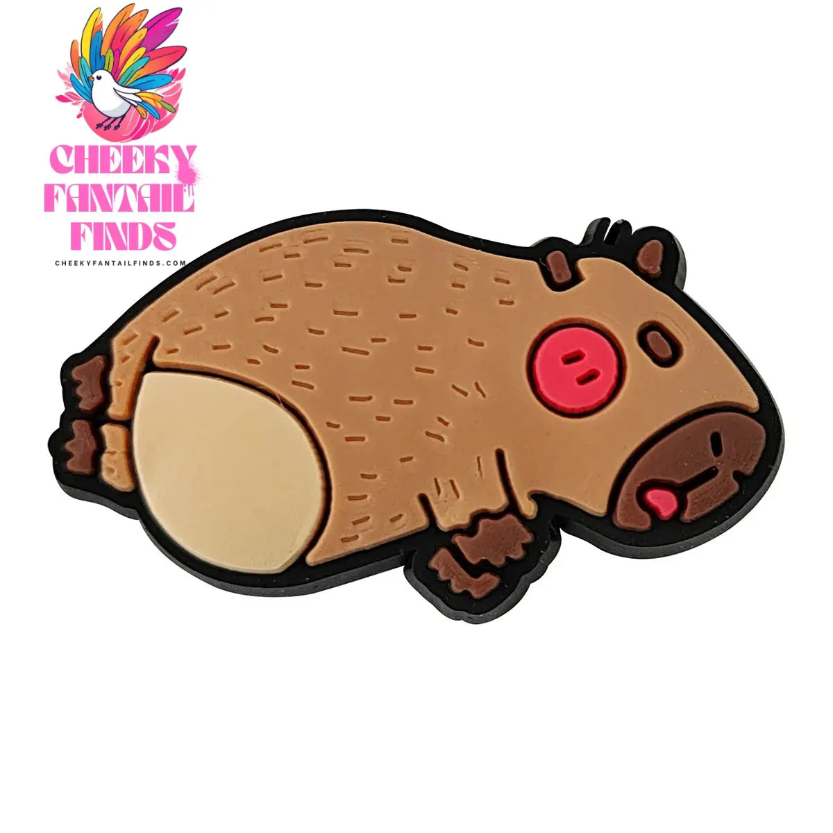 Hot Sale PVC Cute Capybara Shoe Charms for Shoe Accessories Pin DIY Clogs Decorate Kids Adult Party Gifts Cheeky Fantail Finds