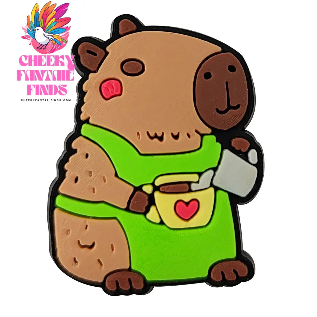 Hot Sale PVC Cute Capybara Shoe Charms for Shoe Accessories Pin DIY Clogs Decorate Kids Adult Party Gifts Cheeky Fantail Finds