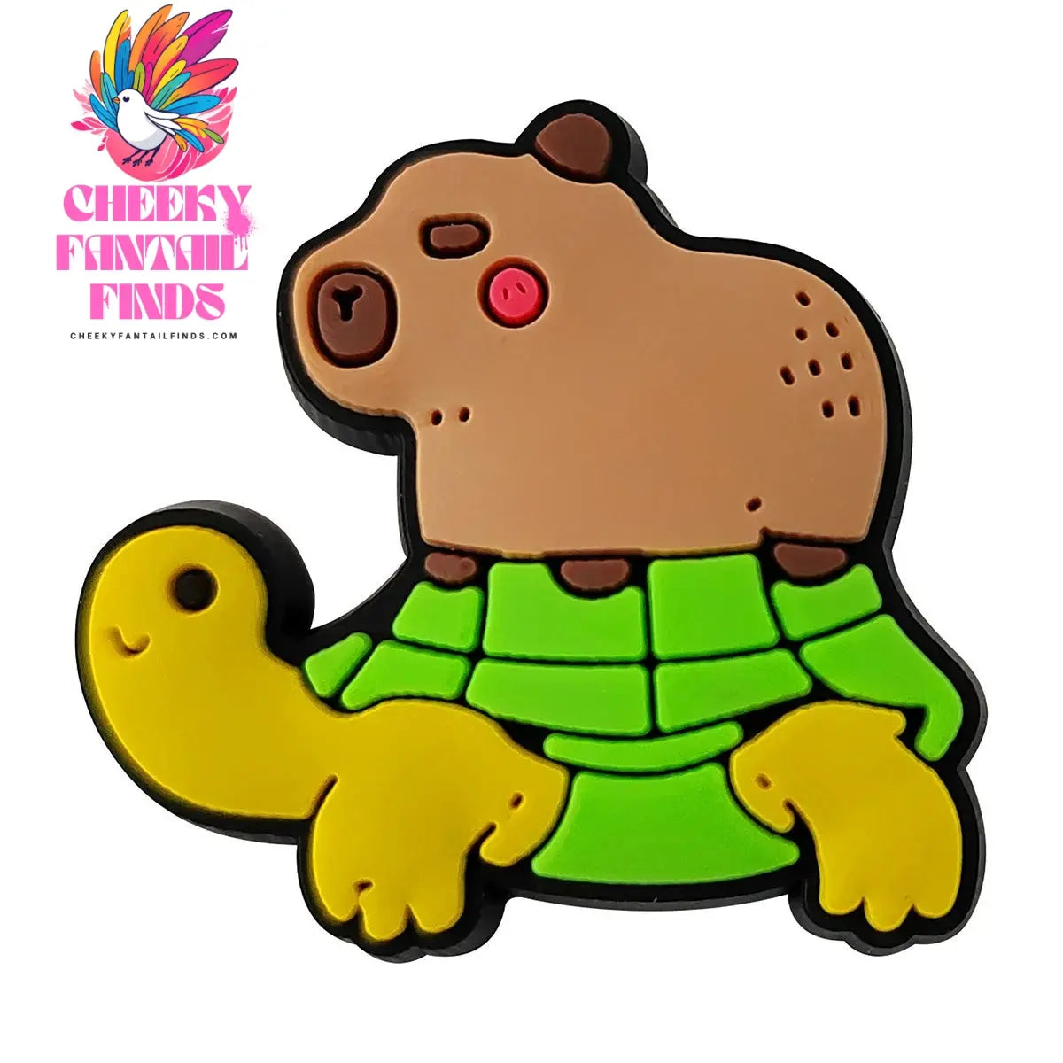 Hot Sale PVC Cute Capybara Shoe Charms for Shoe Accessories Pin DIY Clogs Decorate Kids Adult Party Gifts Cheeky Fantail Finds