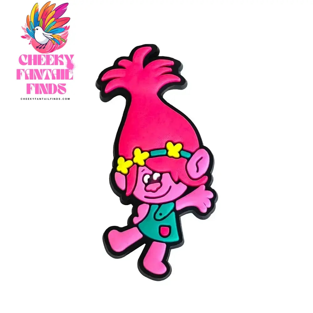 How Trolls Anime Shoe set accessories Buckle Accessories Melody Cartoon Shoe Decoration Charms Kids Christmas Gifts Cheeky Fantail Finds