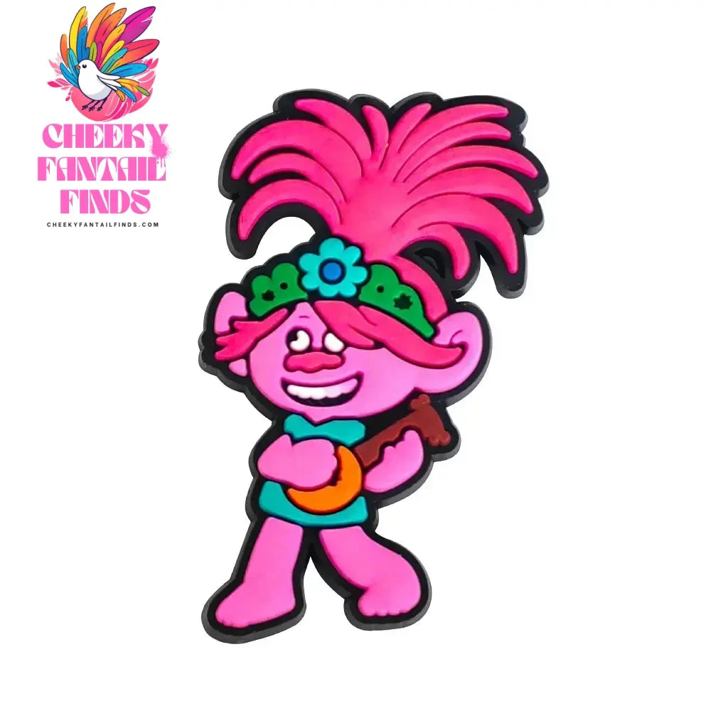How Trolls Anime Shoe set accessories Buckle Accessories Melody Cartoon Shoe Decoration Charms Kids Christmas Gifts Cheeky Fantail Finds