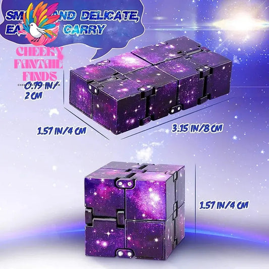 Infinity Cube Flip Adhd Toys Anxiety Toy Fingertips for Game Puzzle Antistress Magic Finger Fidget Autism Hand Gifts Children Cheeky Fantail Finds