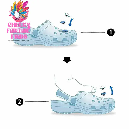 Inside Out Shoe Charms Cartoon Series Shoes Decoration Accessorie Buckle DIY Clogs Sandal Wristband Birthday Gifts - Cheeky Fantail Finds