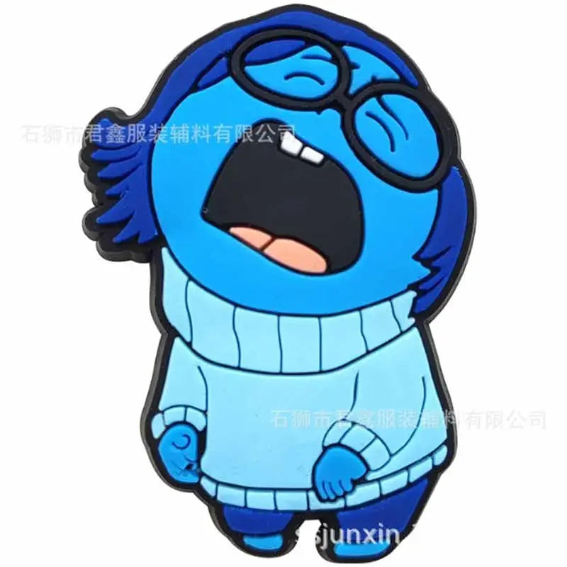 Inside Out Shoe Charms Cartoon Series Shoes Decoration Accessorie Buckle DIY Clogs Sandal Wristband Birthday Gifts - Cheeky Fantail Finds
