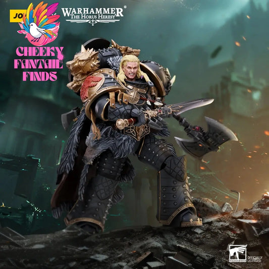 JOYTOY Warhammer 40k 1/18 Action Figures Anime 18cm Space Wolves Leman Russ Primarch of the VIth Legion Cheeky Fantail Finds