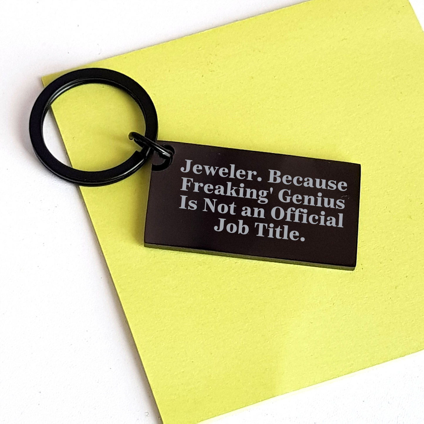 Jeweler Keychain Gifts from Friends for Men Women Family, Funny Quote Keychain, Graduation Unique Gifts, Stainless Steel Keychain - Image 3
