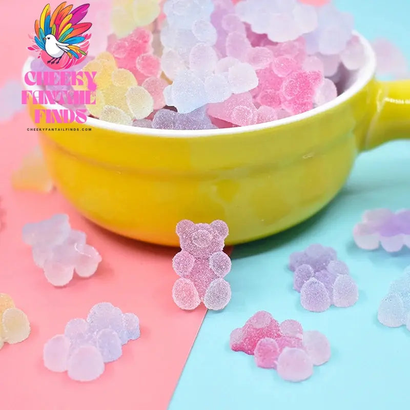Kawaii Resin Cartoon Bear 10Pcs Cute Cartoon Nail Charms Decoration Luxury Designs DIY Manicure Decoration Cheeky Fantail Finds