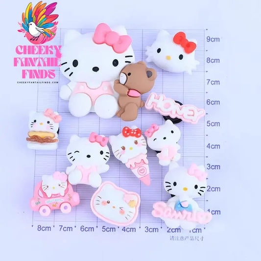 Kitty Shoe Accessories Cinnamon Dog Dog Melody Anime ShoeFlower Shoe Buckle Children's Gifts Cheeky Fantail Finds