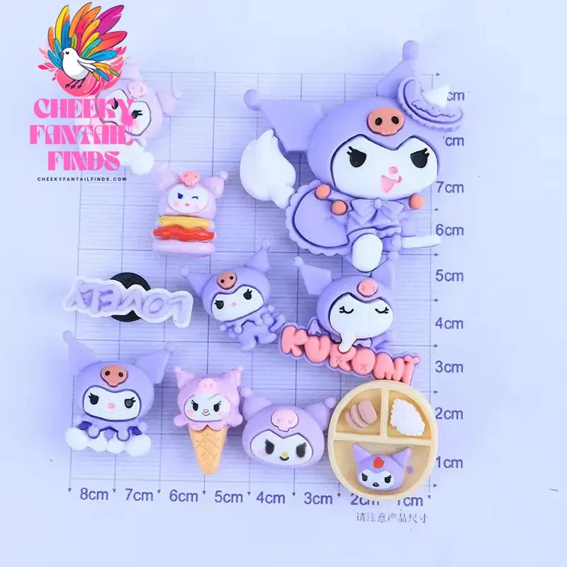 Kitty Shoe Accessories Cinnamon Dog Dog Melody Anime ShoeFlower Shoe Buckle Children's Gifts Cheeky Fantail Finds