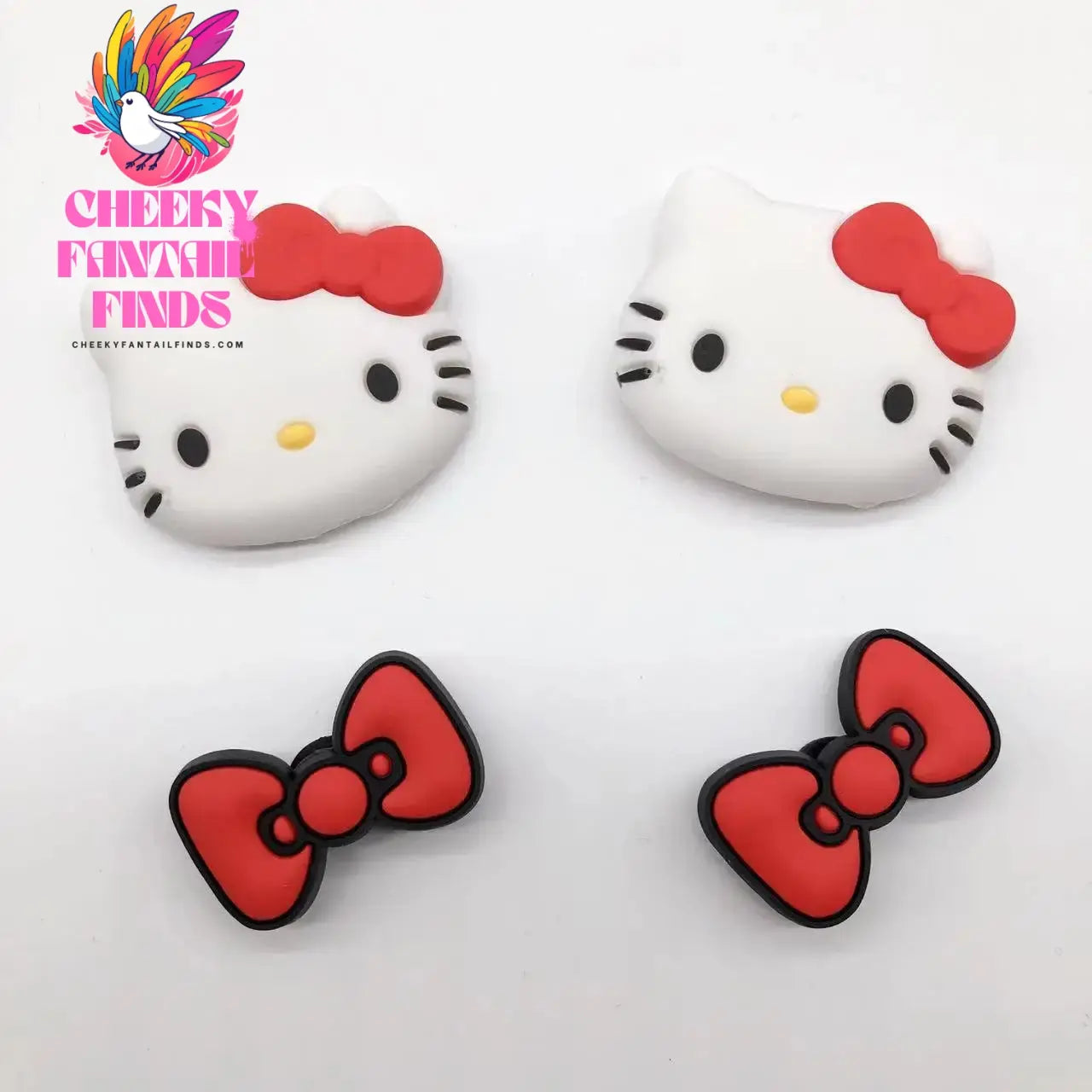 Kitty Shoe Accessories Cinnamon Dog Dog Melody Anime ShoeFlower Shoe Buckle Children's Gifts Cheeky Fantail Finds