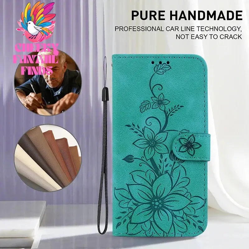 Leather Phone Case For Samsung Galaxy A56 A55 A54 A53 A52 A35 A36 A34 A42 A26 A25 A23 A14 A15 A12 A16 5G Card Slot Wallet Cover Cheeky Fantail Finds