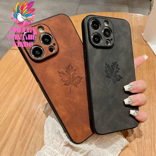 Leather Retra Case For iPhone 16 15 14 13 12 11 Pro Max Plus iPhone15 iPhone14 iPhone13 iPhone12 iPhone11 Comfortable Full Cover Cheeky Fantail Finds