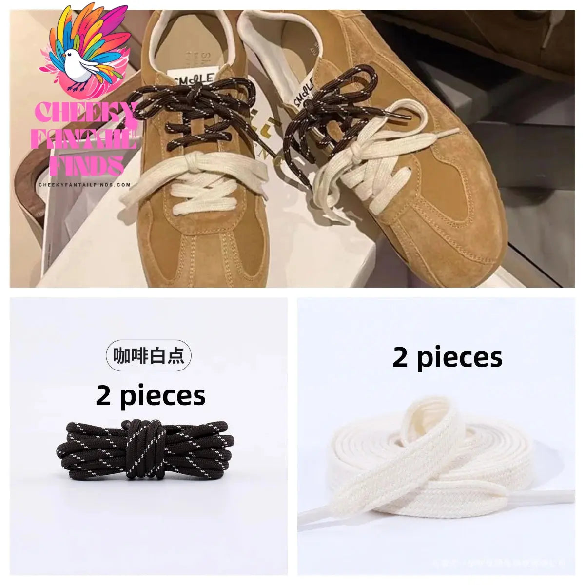 Length 100cm DIY Freedly Round Leather Colorful Shoelaces Canvas Casual Boots Shoe Laces Rope Shoestrings Cheeky Fantail Finds