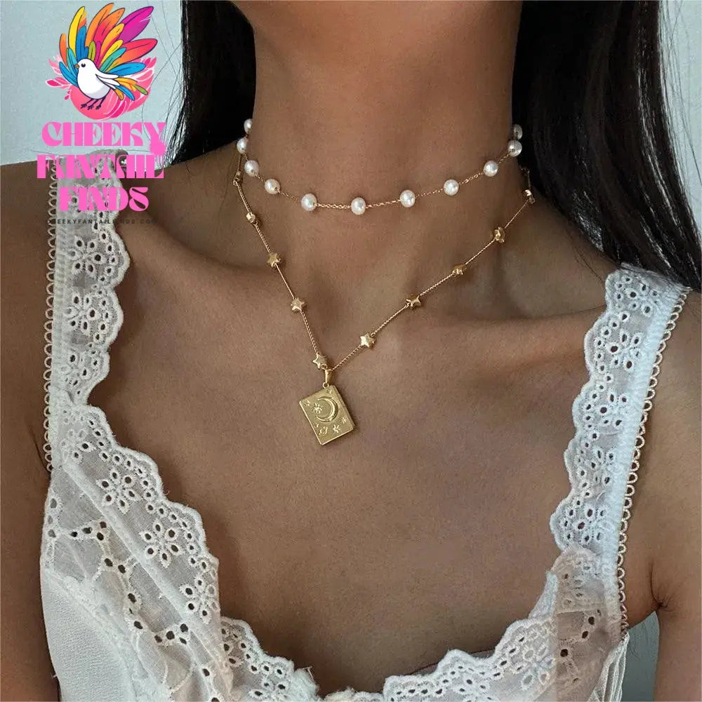 Lettering You're My Soulmate Simple Stainless Steel Chain Necklace Tarnish Free Couples Necklace for Women & Men Jewelry Gifts Cheeky Fantail Finds