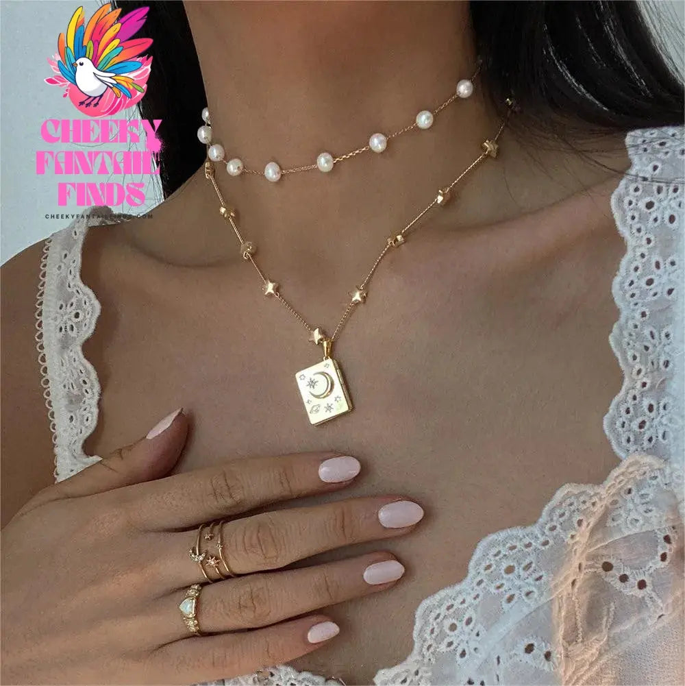 Lettering You're My Soulmate Simple Stainless Steel Chain Necklace Tarnish Free Couples Necklace for Women & Men Jewelry Gifts Cheeky Fantail Finds