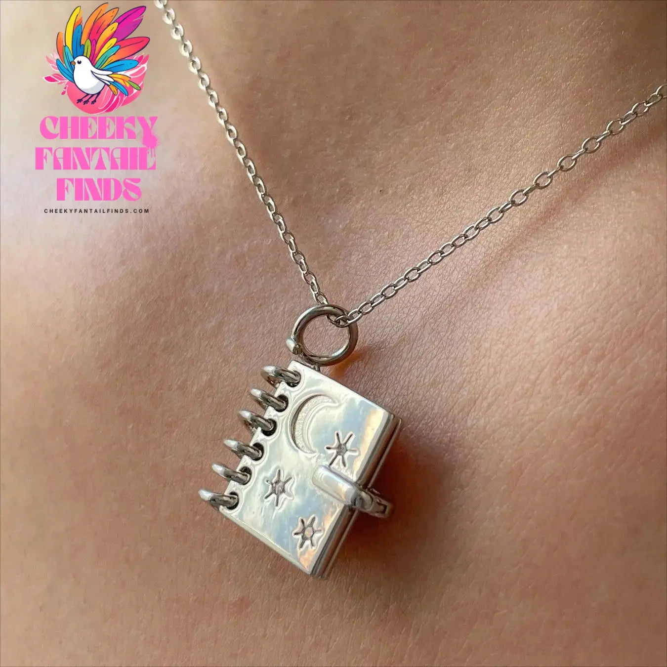 Lettering You're My Soulmate Simple Stainless Steel Chain Necklace Tarnish Free Couples Necklace for Women & Men Jewelry Gifts Cheeky Fantail Finds