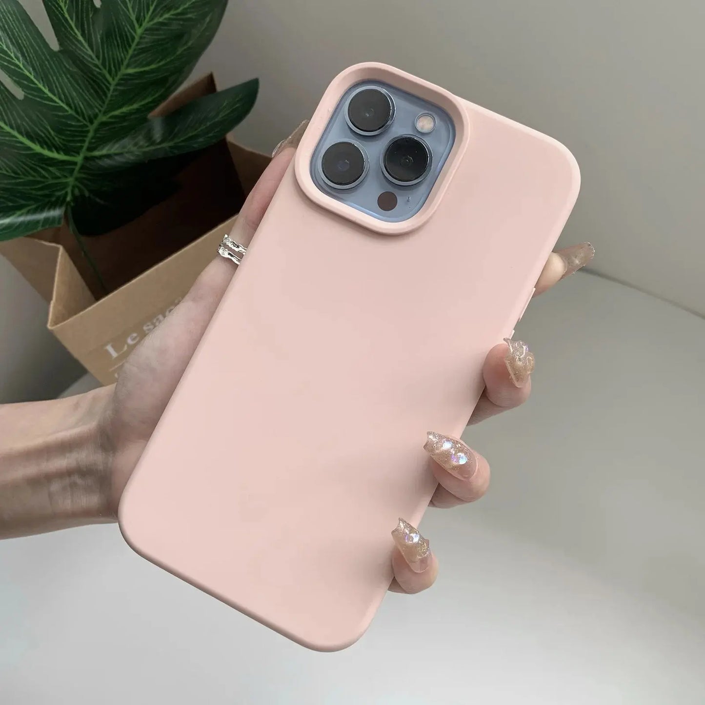 Liquid Silicone Case For Apple iPhone 15 16 14 13 12 11 Pro Max XS XR 16 14 Plus Phone Original Official Style Protective Cover Cheeky Fantail Finds