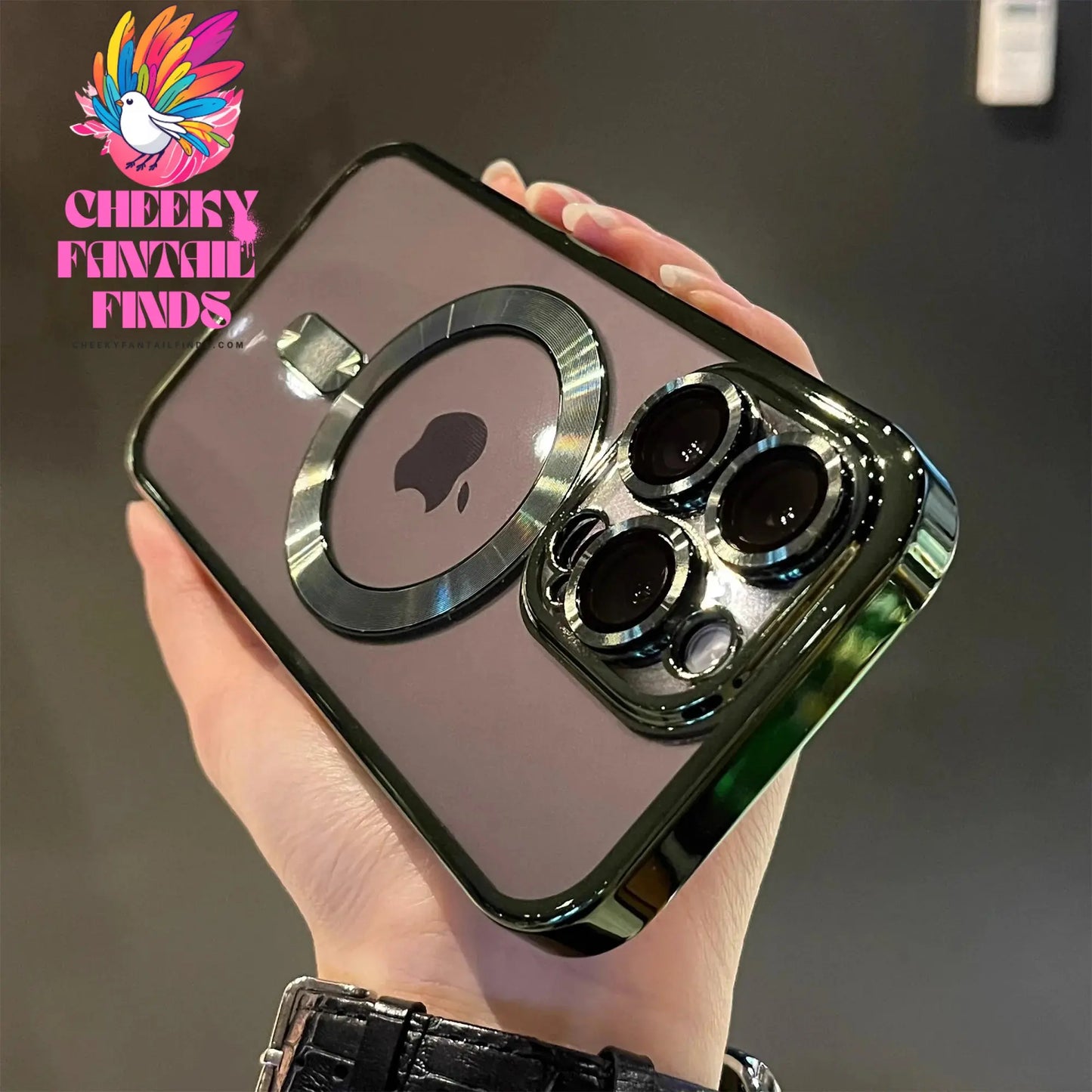 Luxury Magnetic For Magsafe Wireless Charge Plating Clear Case For iPhone 11 12 13 14 15 16 Pro Max Shockproof Silicone Cover Cheeky Fantail Finds