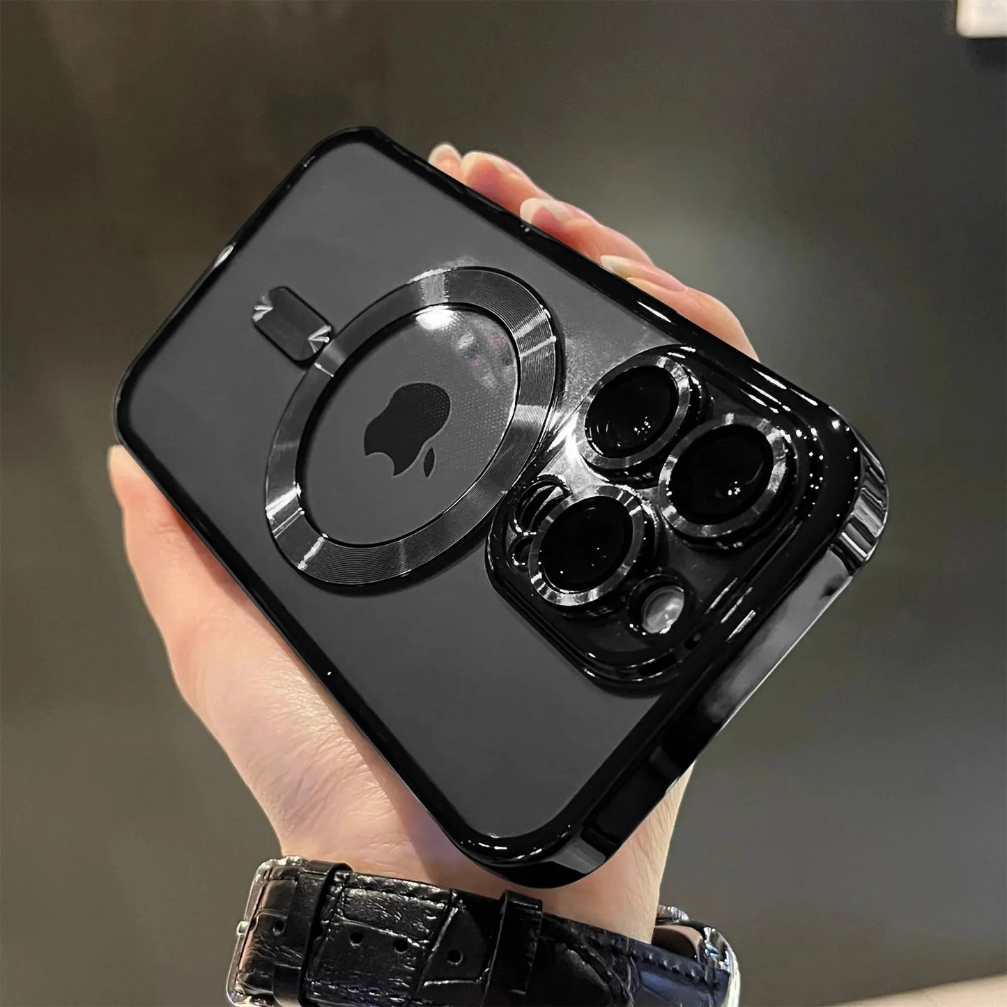 Luxury Magnetic For Magsafe Wireless Charge Plating Clear Case For iPhone 11 12 13 14 15 16 Pro Max Shockproof Silicone Cover Cheeky Fantail Finds