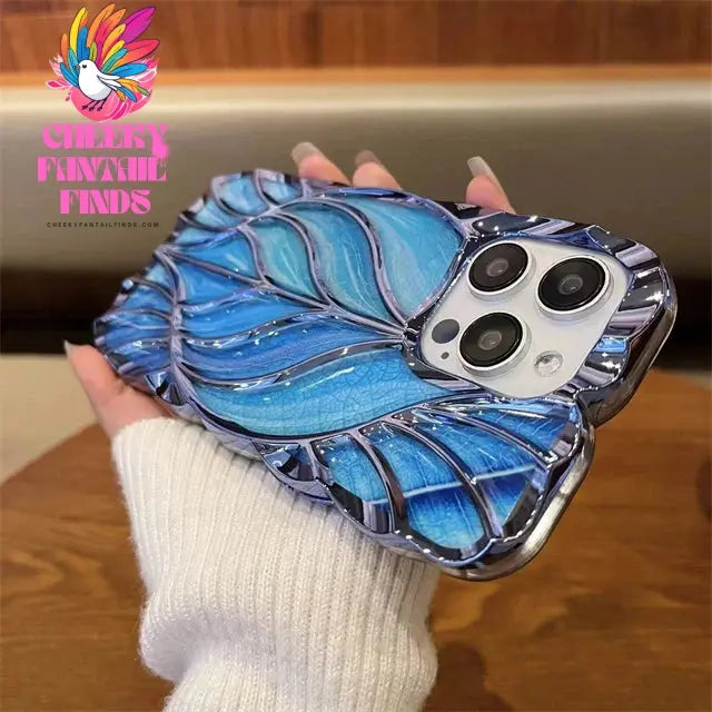 Luxury Plating Colour Fashion Leaf Phone Case For iPhone 11 12 13 14 15 Pro Max Soft Silicone Bumper Protector On 16 Plus Cover Cheeky Fantail Finds