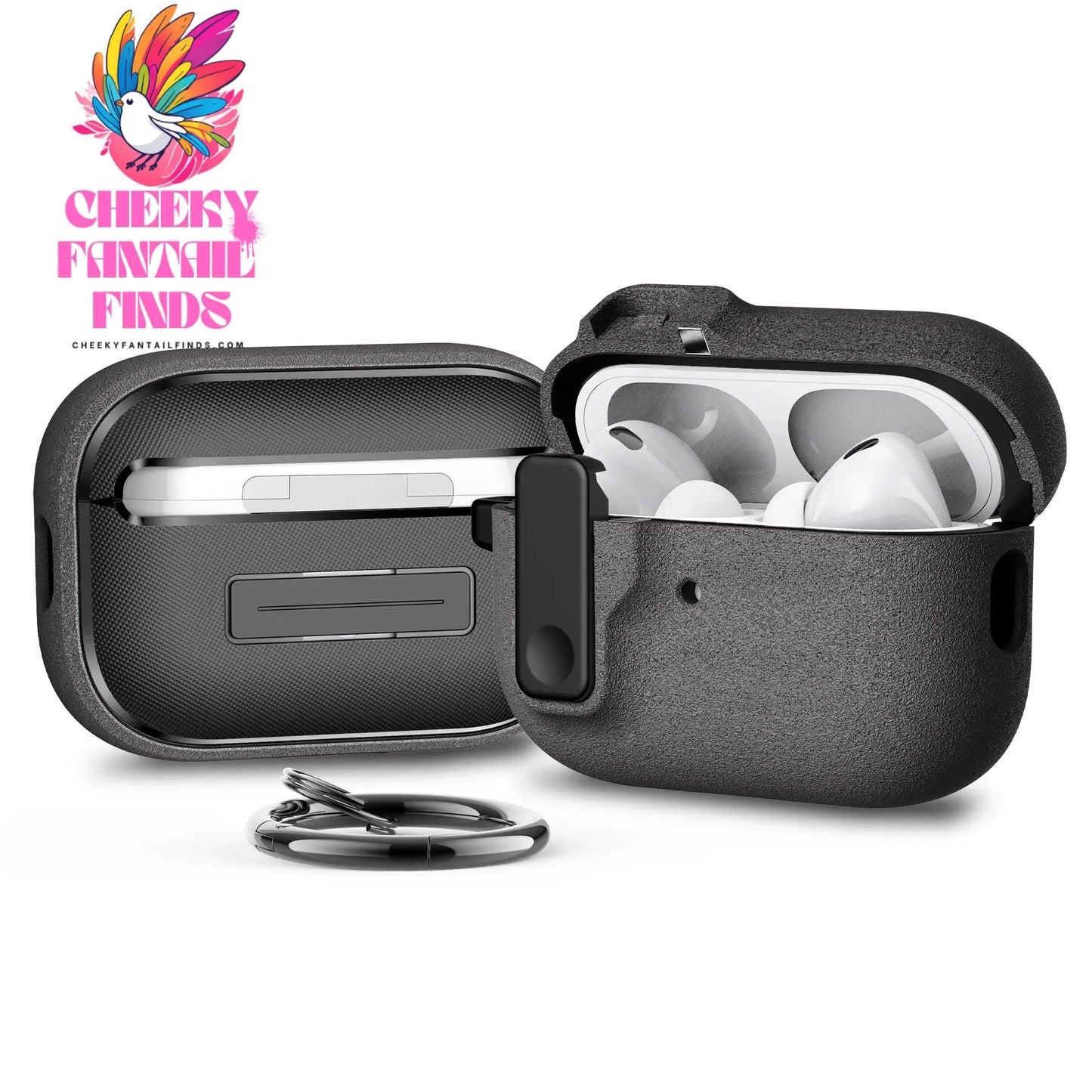 Luxury Switch Earphone Case For Apple Airpods 1 2 3 Pro Protective Shockproof Cover For Airpods 4 Generation Cases with Keychain Cheeky Fantail Finds