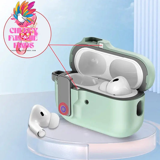 Luxury Switch Earphone Case For Apple Airpods 1 2 3 Pro Protective Shockproof Cover For Airpods 4 Generation Cases with Keychain Cheeky Fantail Finds