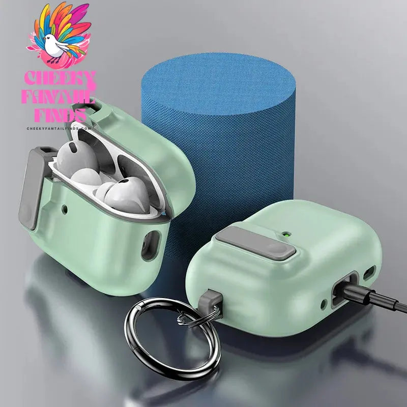 Luxury Switch Earphone Case For Apple Airpods 1 2 3 Pro Protective Shockproof Cover For Airpods 4 Generation Cases with Keychain Cheeky Fantail Finds