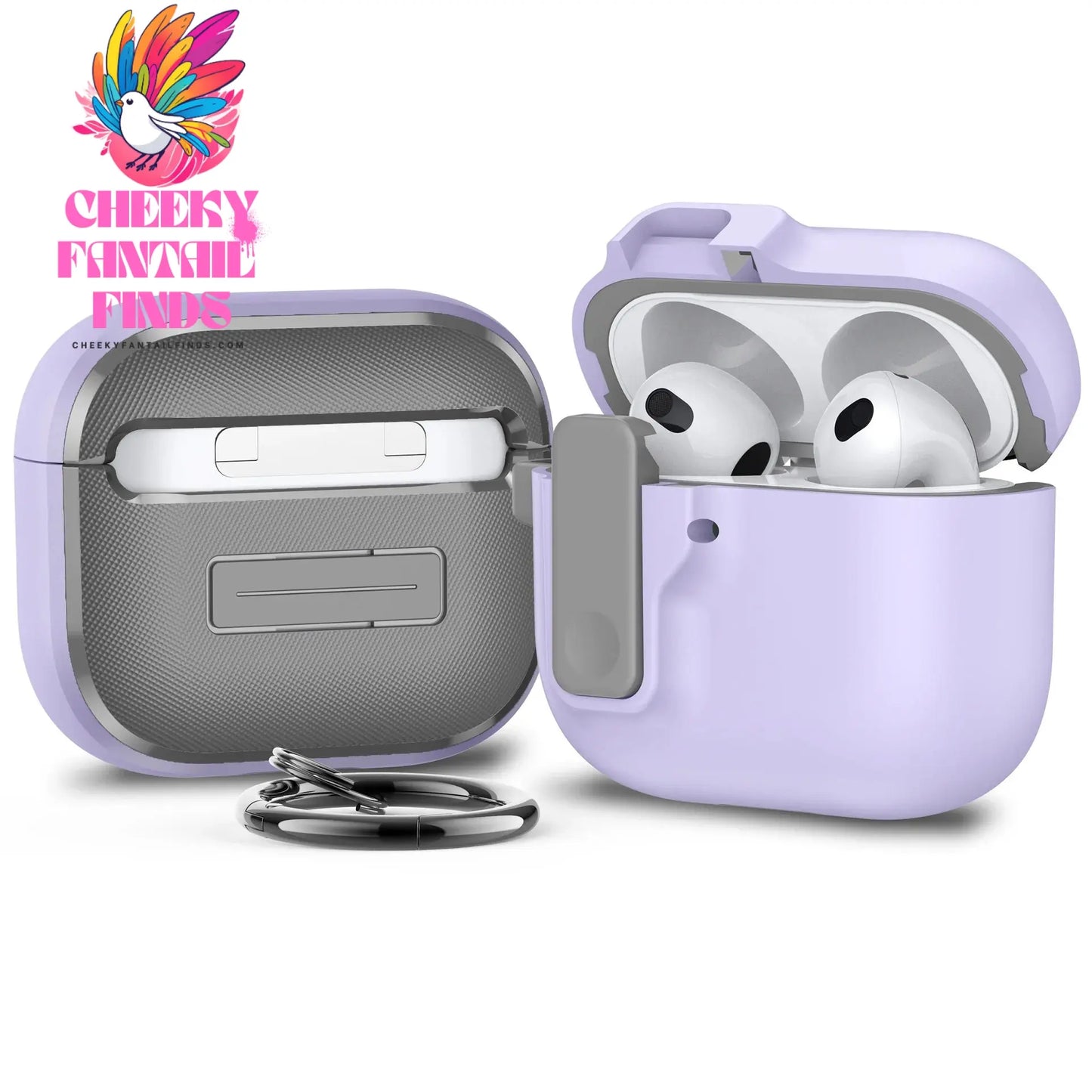 Luxury Switch Earphone Case For Apple Airpods 1 2 3 Pro Protective Shockproof Cover For Airpods 4 Generation Cases with Keychain Cheeky Fantail Finds