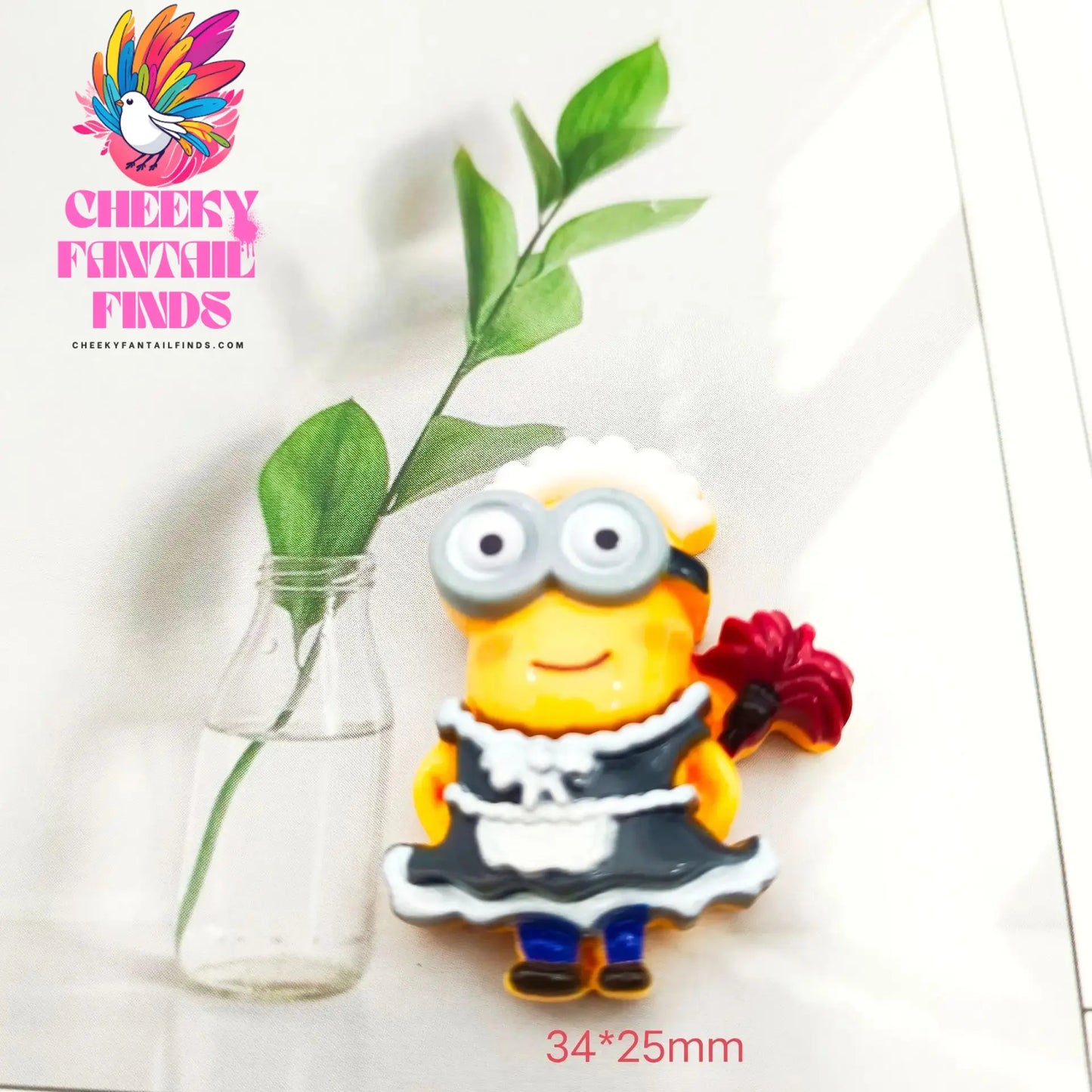 MINISO 1 PCS/Set Cute Cartoon Shoes Charm Accessories Clogs DIY Shoes Decoration Sandals Garden Buckle Children's Christmas Gift Cheeky Fantail Finds