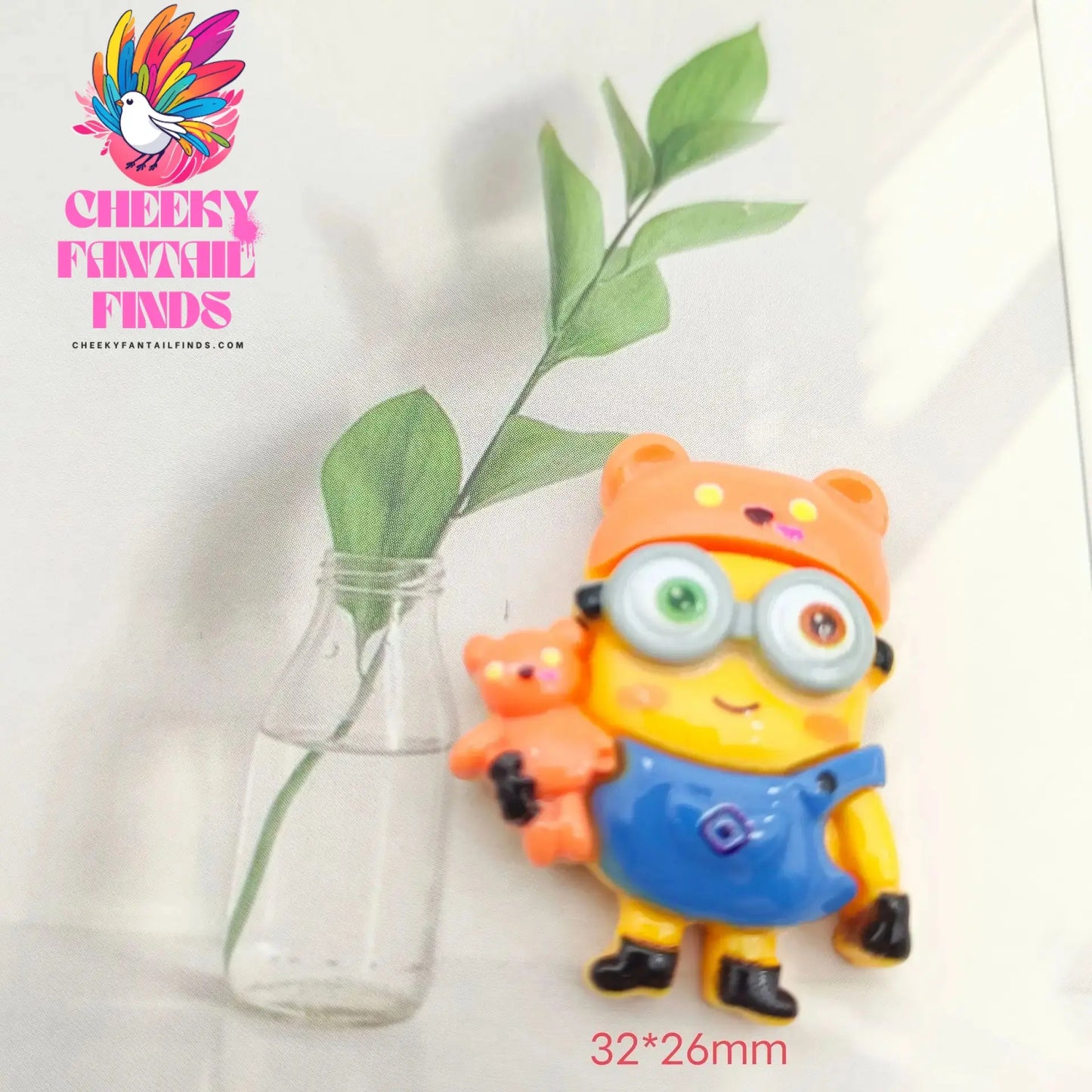 MINISO 1 PCS/Set Cute Cartoon Shoes Charm Accessories Clogs DIY Shoes Decoration Sandals Garden Buckle Children's Christmas Gift Cheeky Fantail Finds