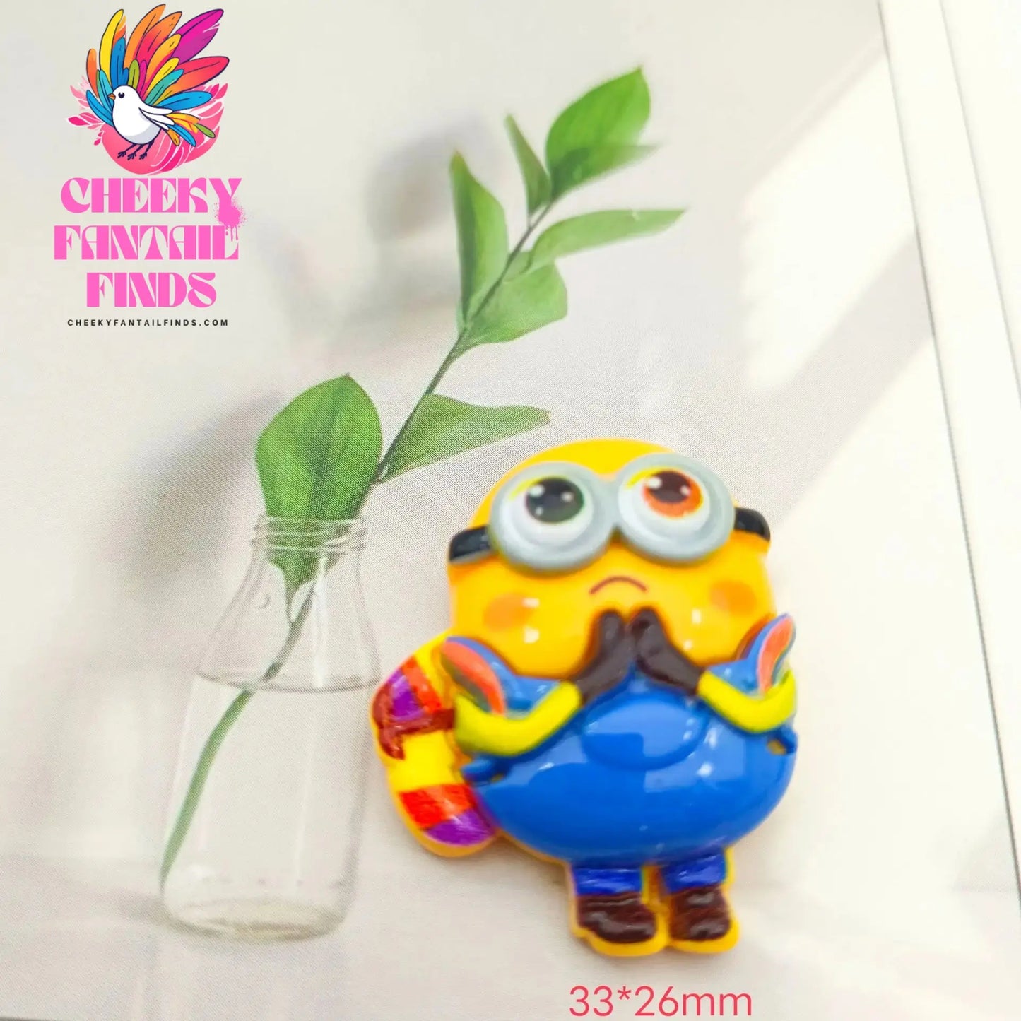 MINISO 1 PCS/Set Cute Cartoon Shoes Charm Accessories Clogs DIY Shoes Decoration Sandals Garden Buckle Children's Christmas Gift Cheeky Fantail Finds