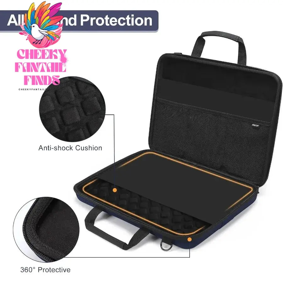 MOSISO Hard Shell Laptop Case for Men Women17 inch Computer Bag Compatible with MacBook HP Dell Lenovo Asus Notebook 17.3 inch Cheeky Fantail Finds