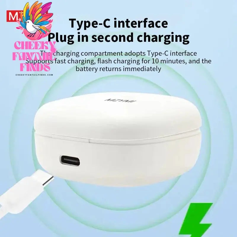 MZYMI S07 Bluetooth 5.3 Earbuds TWS Wireless Earphones T73 Sport Hifi Game Headset ANC Touch Headphone With Mic For Phone Cheeky Fantail Finds