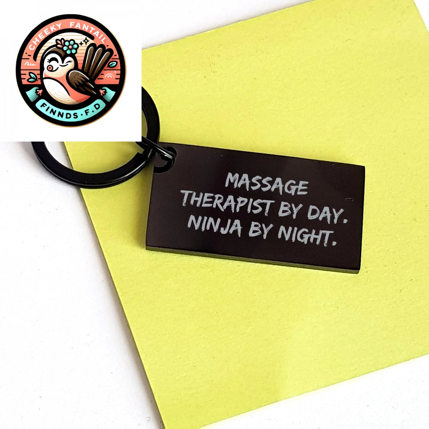 Massage Therapist Keychain, Funny Quote, Gifts from Family, Unique Father's Day Unique Gift for Him - Image 3