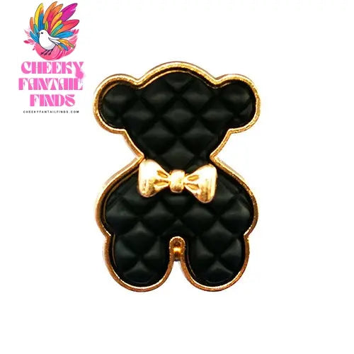 Metal Bear Shoe Ornament Hole Shoes Accessories High Sense Cheeky Fantail Finds
