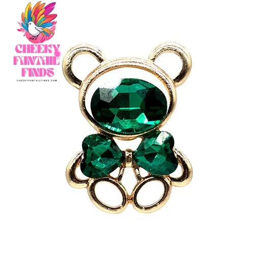 Metal Bear Shoe Ornament Hole Shoes Accessories High Sense Cheeky Fantail Finds
